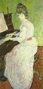 Vincent Van Gogh Mademoiselle Gachet am Klavier oil painting reproduction